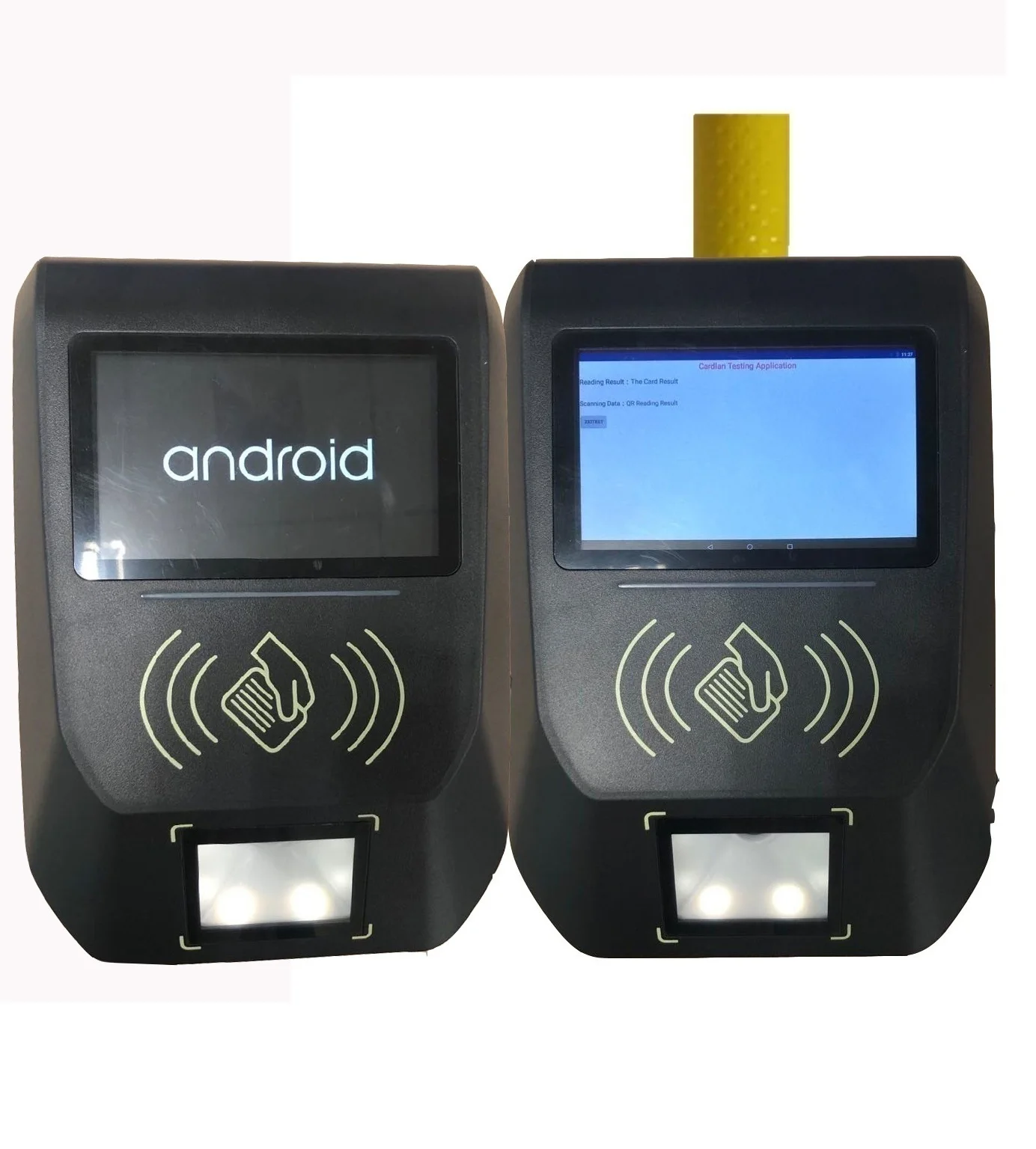 Magnetic Card Reader Portable Handheld Ticket Validator Restaurant Billing Machine Nfc Reader With Lcd
