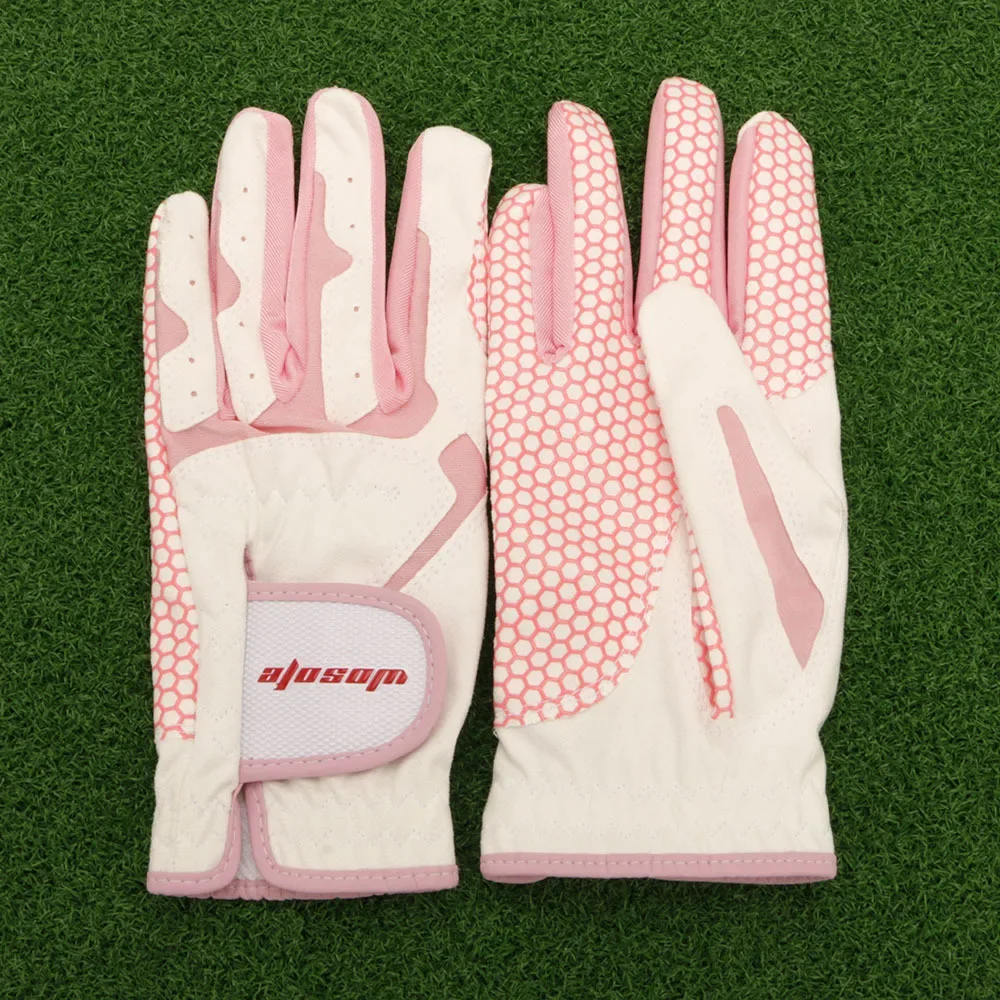 

Hot Selling New Golf Gloves For Women's Thin, Wear-Resistant And Breathable Hands, Ultrafine Fiber Cloth, Anti Slip Particles