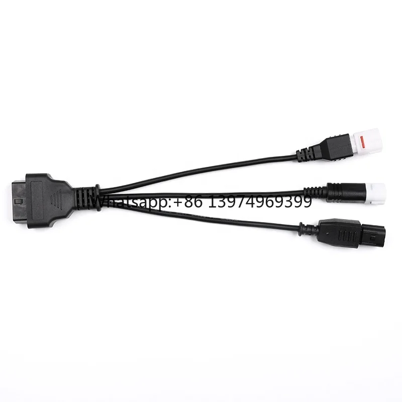 Customizable 4pin 3pin to 16 Pin OBD2 Connector Cable