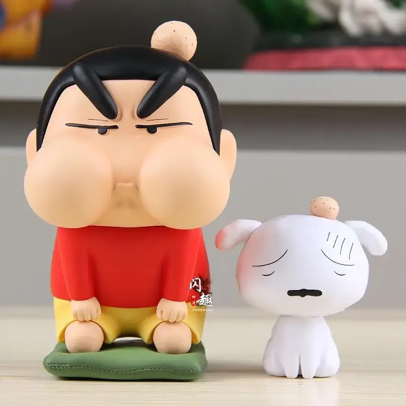 

Anime Crayon Shin-chan Action Figure Shin Chan Figuras Toys Kawaii Doll GK Statue PVC Collection Model Ornaments Gift for Kids