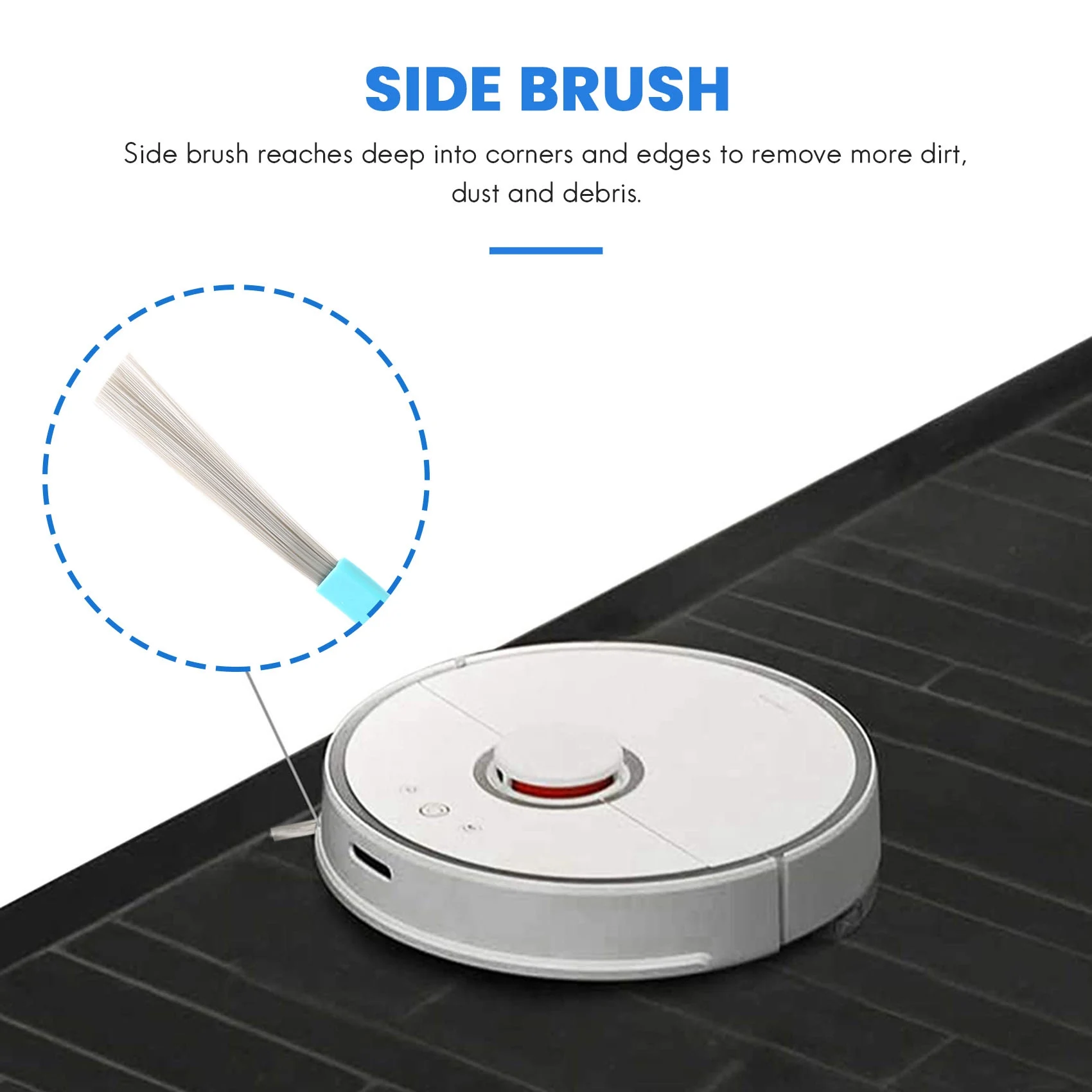 Gen Basic Robot Roller Main Side Brush For Cecotec Conga 4090 5090 Robotic Vacuum Cleaner Spare Parts Accessories Brushes