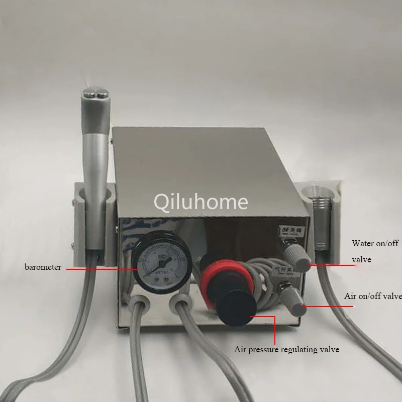 2/4-hole teeth whitening Dental equipment Dental turbine unit working with air compressor 3-way syringe