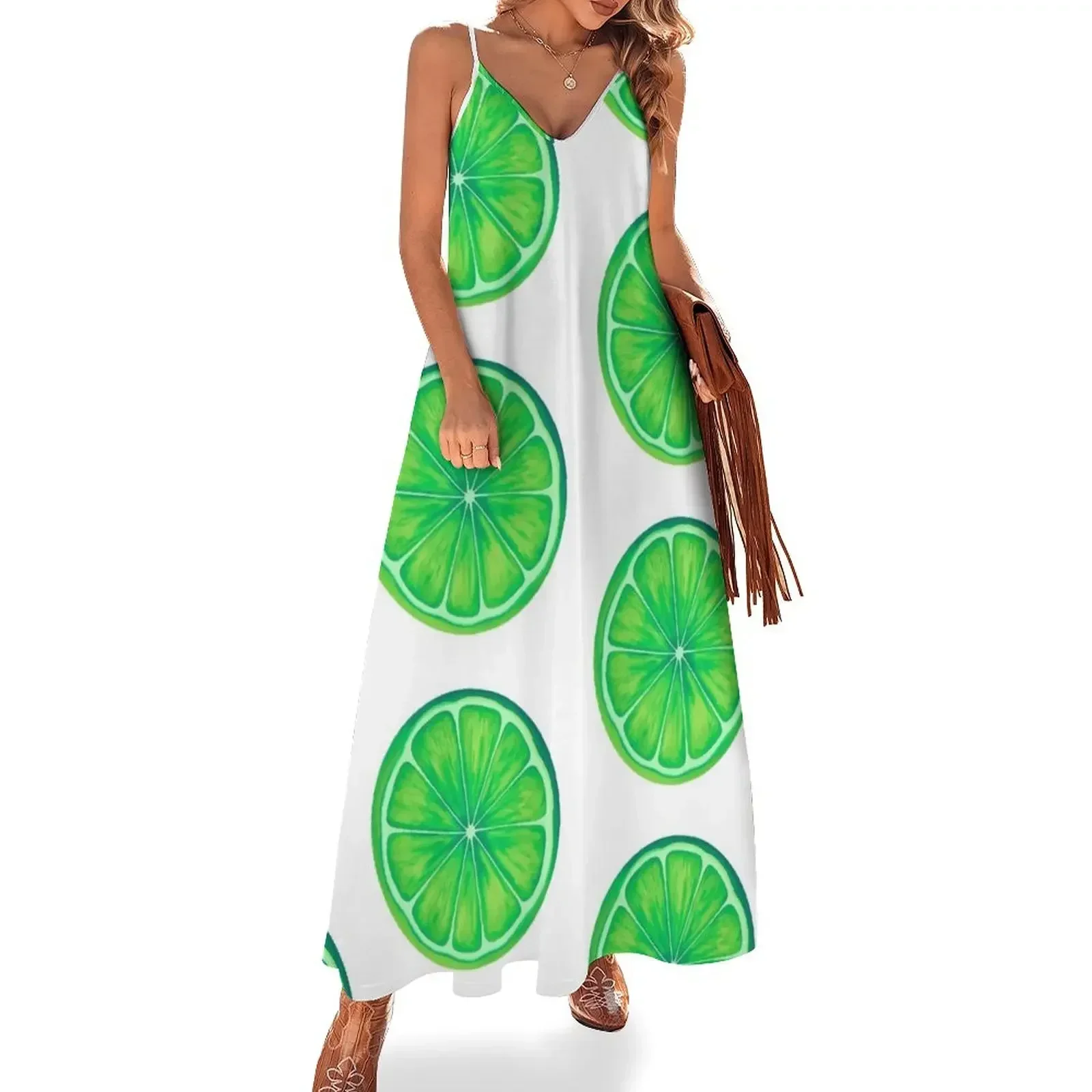 

Key Lime Sleeveless Dress dresses ladies 2025 summer elegant dress beach dress wedding dresses for parties