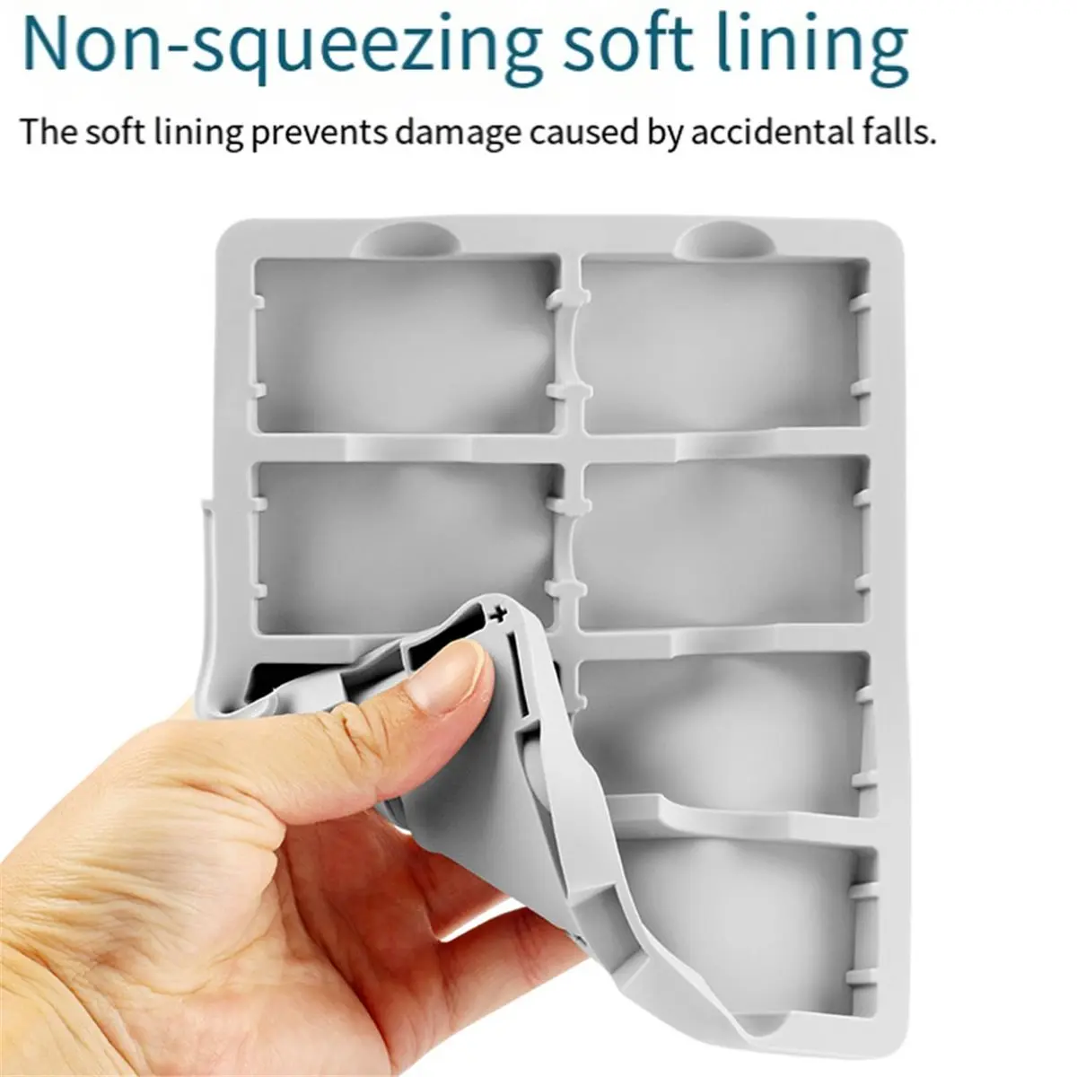 AAAE Portable 16 in 1 Game Card Storage Box for Advance, Magnetic Dustproof Anti-Fall Cartridge Case