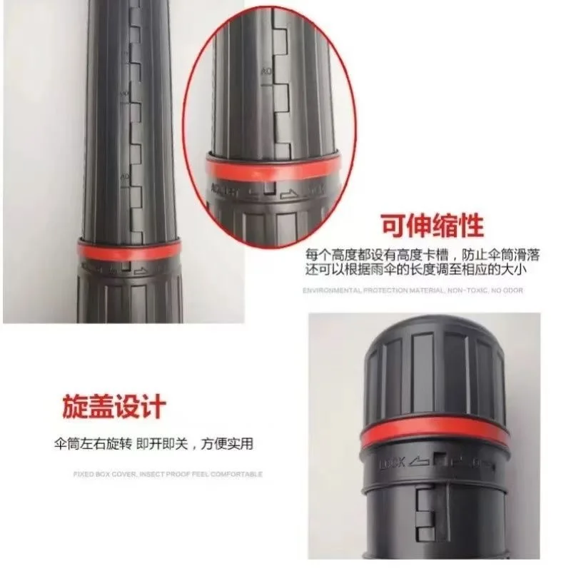 Estuche telescópico para guardar cañas de pescar y transportar - imagen 3