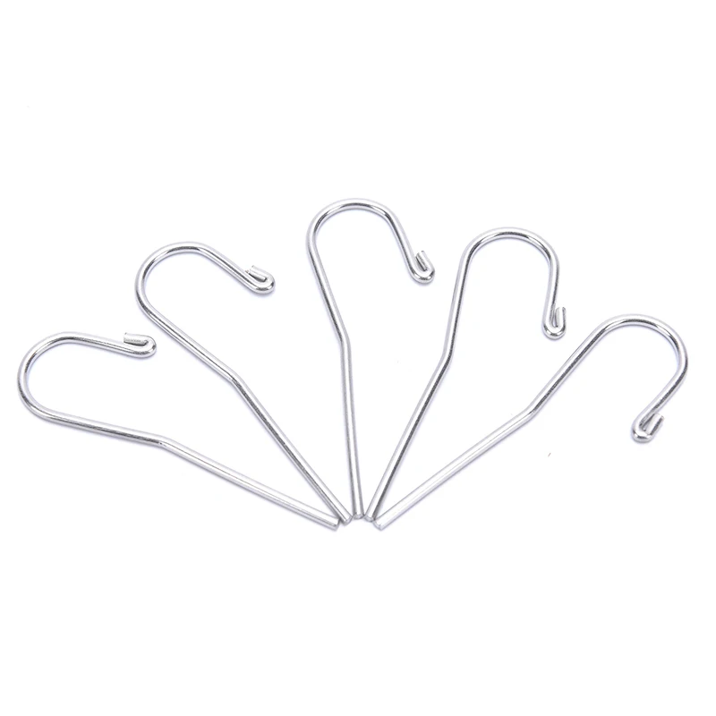 Crochet dentaire Jules en acier inoxydable, accessoires de mesure de canal radiculaire, crochet buccal, outil de localisation d'apex pour dentistes, 2mm, 5 pièces par paquet