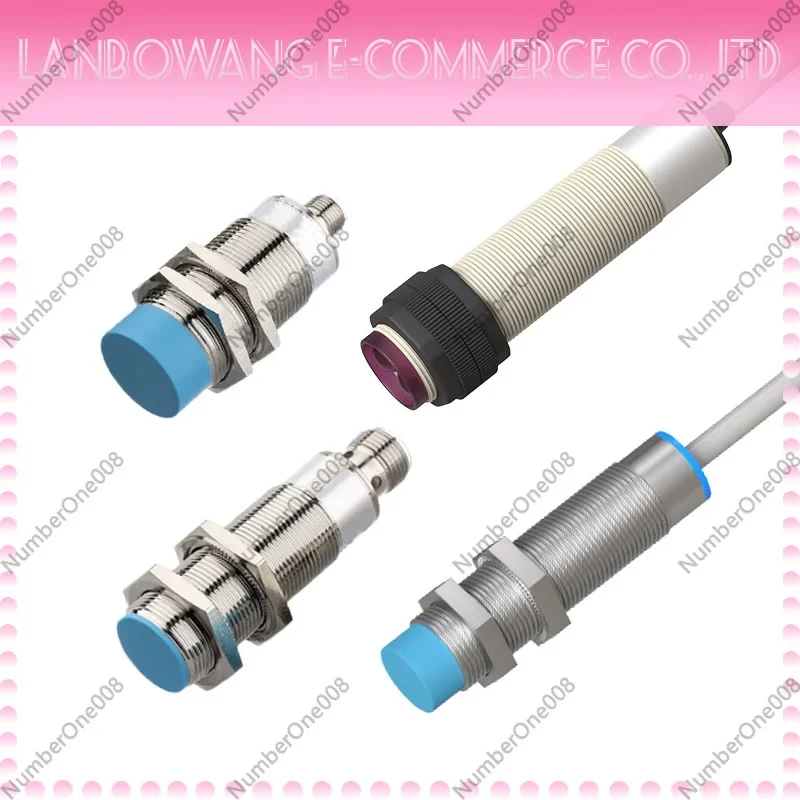 Hall Effect Proximity Switch Inductive Magnetic Sensor， PNP NO Metal Detection M8 Cylindrical