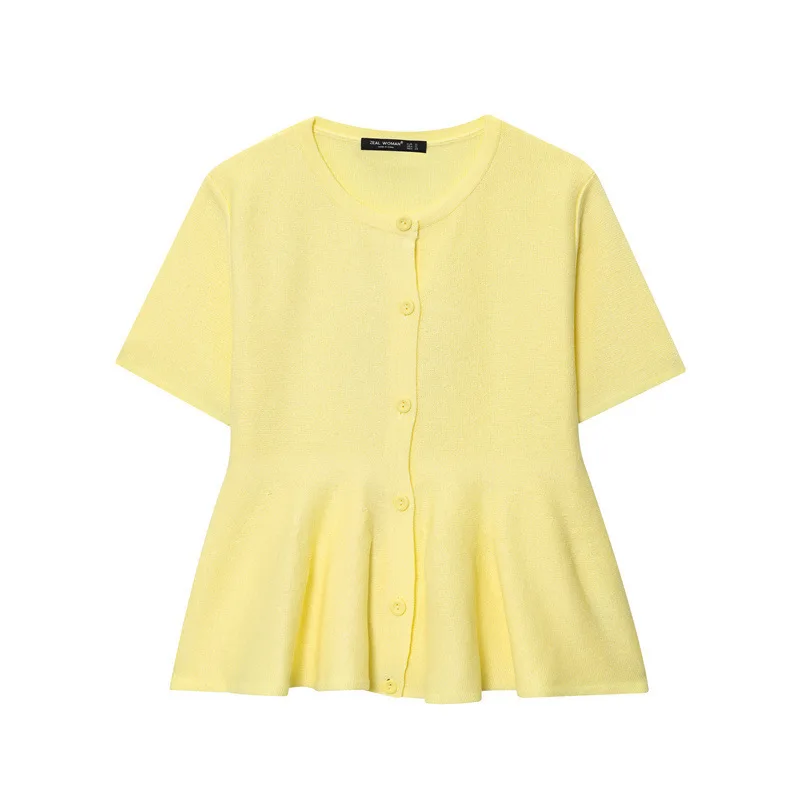 

Fashionable Casual Knitted Short Skirt Style Coat Autumn New Arrival Women's Wear European Style Outerwear 4331019