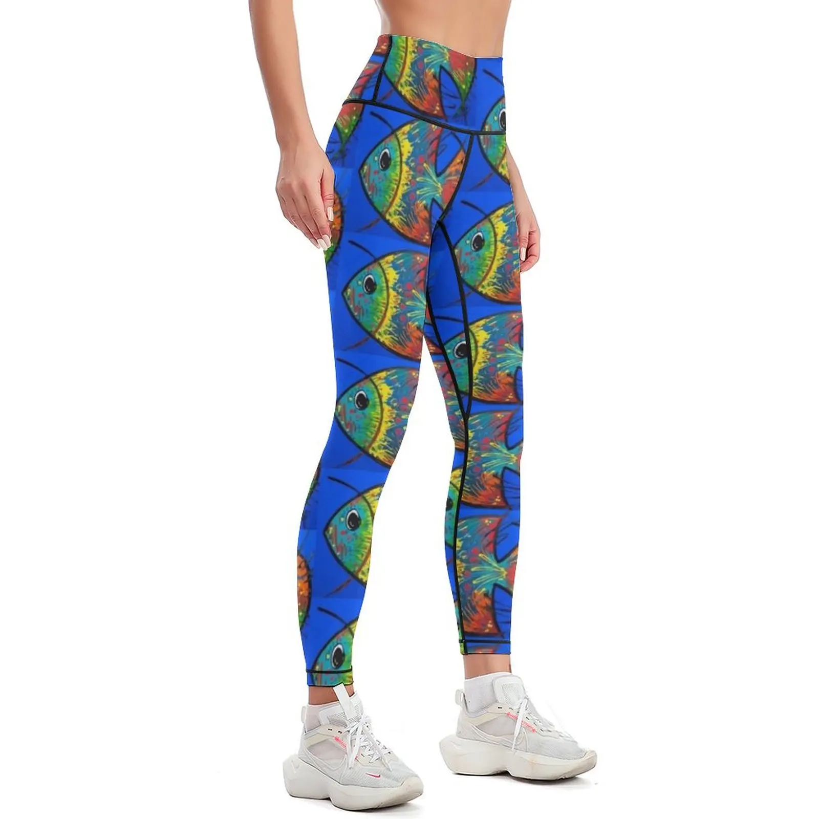 Angel Fish Leggings Golf wear legging push up Fitness woman Womens Leggings