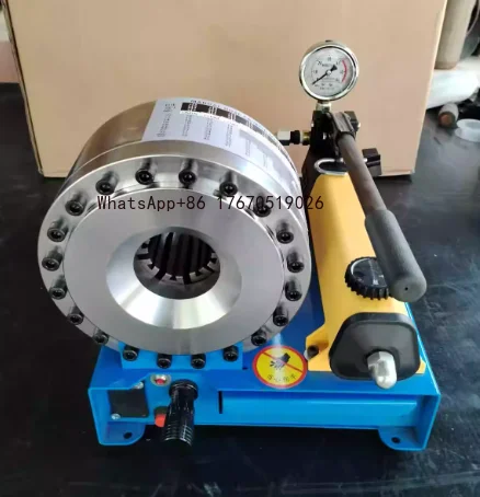 2026-Portable Manual Hydraulic Hose Crimper Tool for Hose Fitting, Punch Press Pipe End Forming Machine