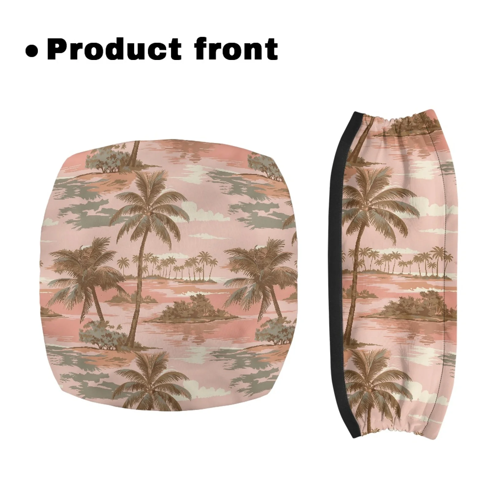 Coloranimal Palm Tree Set of 2 Walker Seat Cover for Seniors Adult Walker Seat Cushion Cover New Design