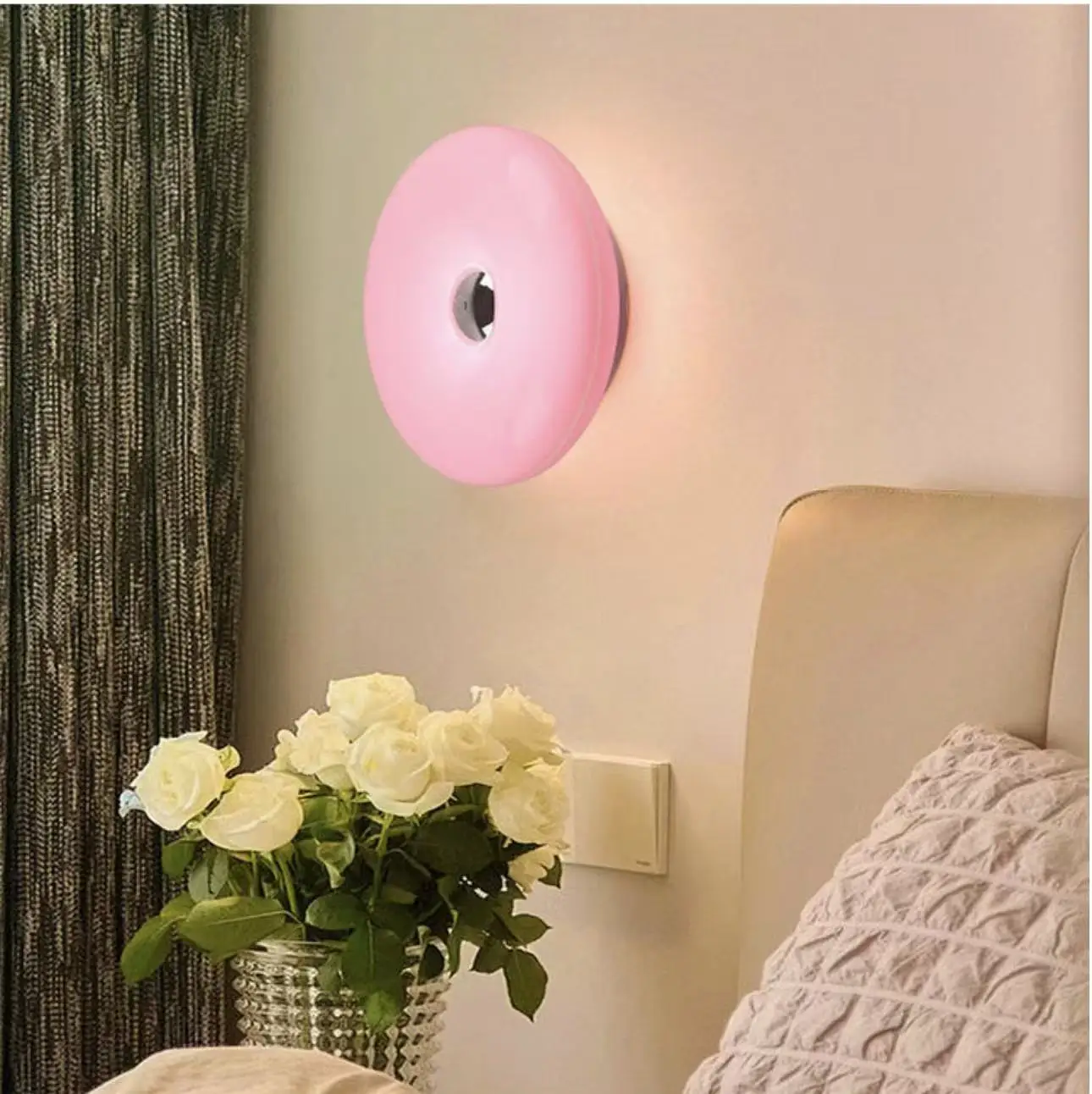 Donut Desk Lamp 3 Light Modes Smooth Surface Cozy Room Lighting Home Decor Mini Donut Reading Corner Gift