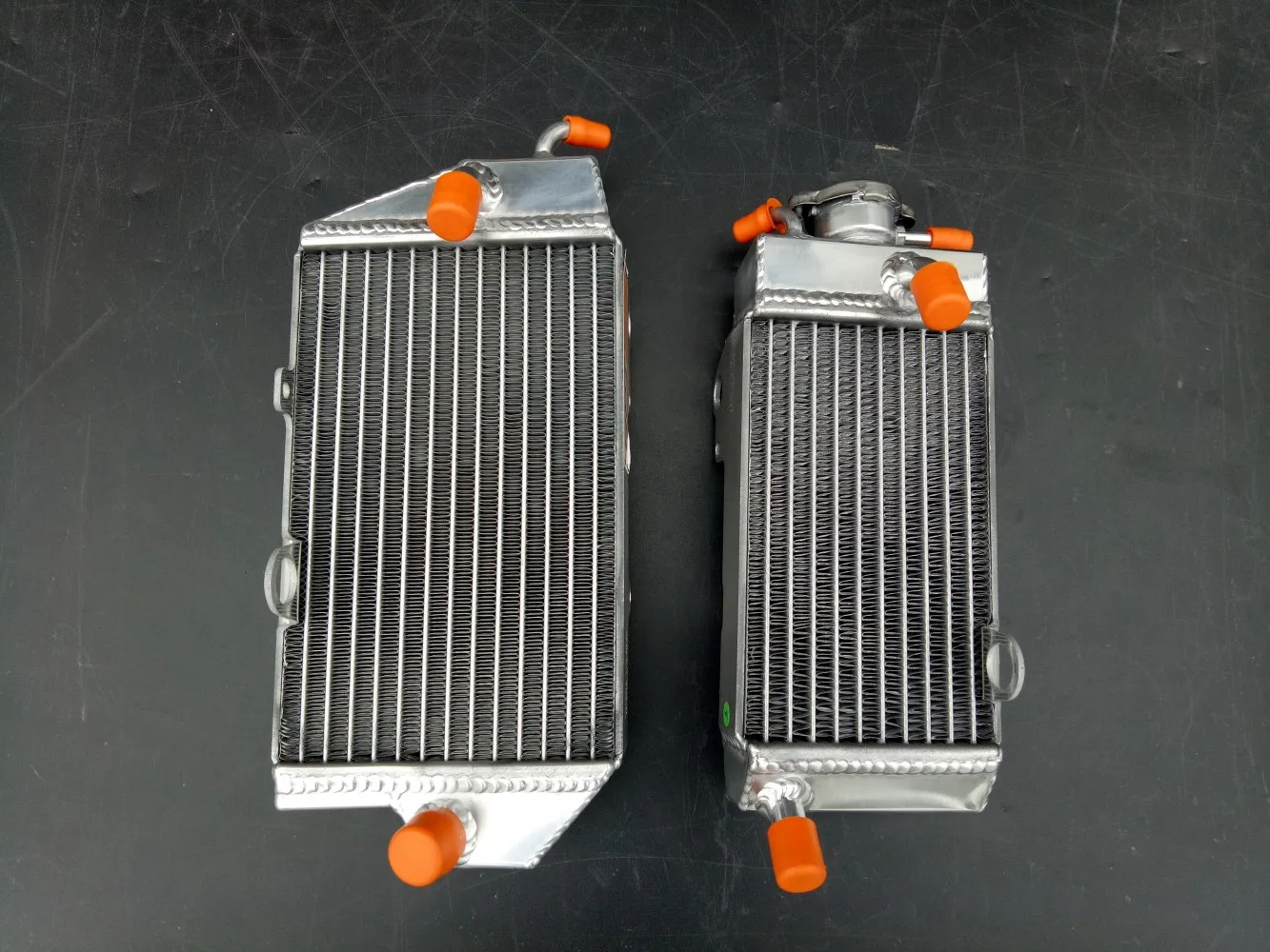 Left+Right top all Aluminum Radiator Fit Yamaha DT200WR WR200R DT WR 200 WR R 100% welding and leakage testing Cooler