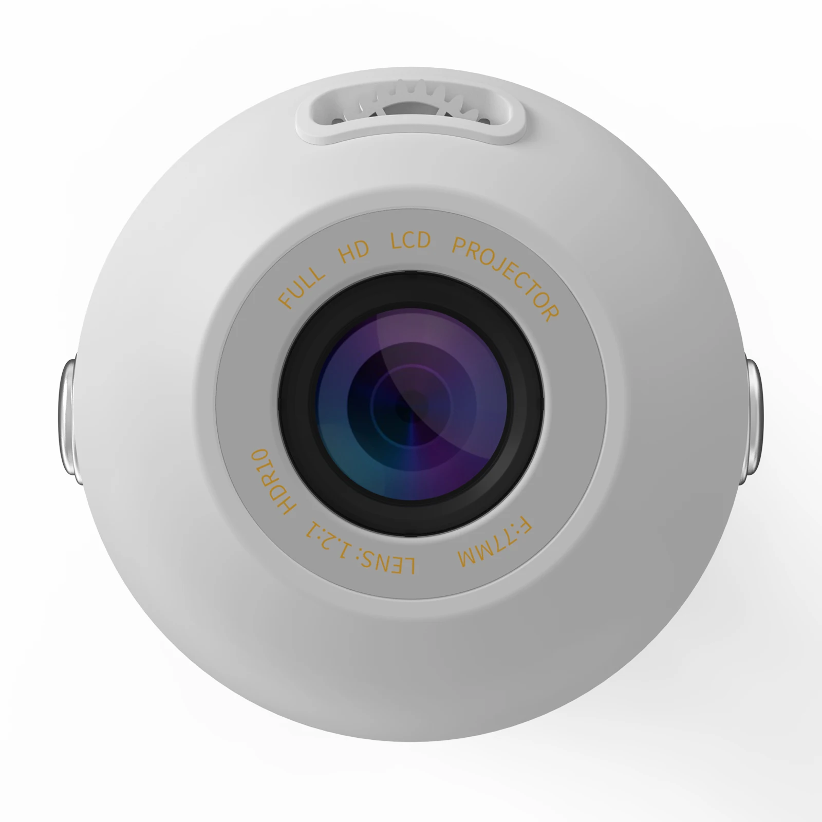 High-Definition Portable Smart WIFI Projector Rocket-Shape Design With 180-Degree Adjustable LED Lamp