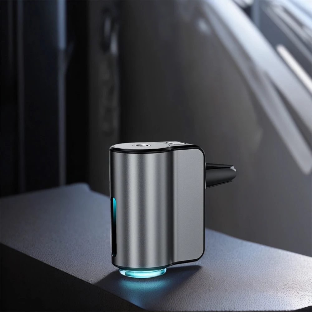 Car Air Freshener Diffuser with 3 Essential Oil Electric Aroma Diffuser Car Air Vent Humidifier for Removing Odors Car Accessory