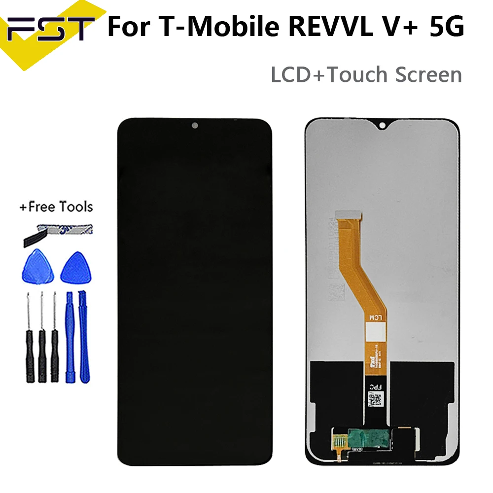 Wyświetlacz Pantalla do T-Mobile REVVL 4 5007Z V Plus V+ 5G Revvl V 4G Revvl 6 Pro 6X Revvl 7 Ekran dotykowy LCD Digitizer