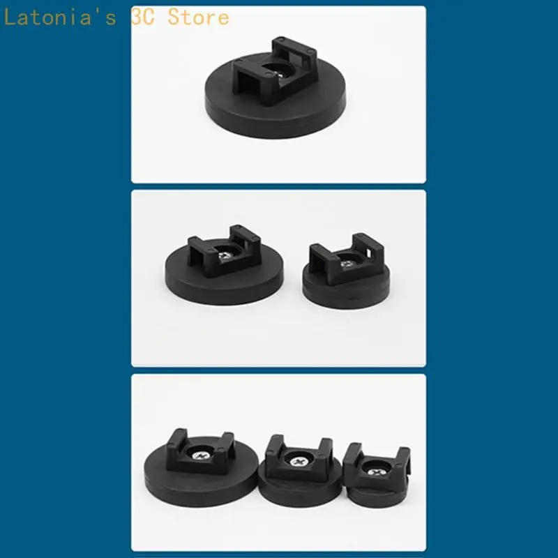 Magnetische Basis-Kabelbinderhalterungen, Kabelhalter-Clip mit 22 mm Durchmesser und schwarzen Kabelbindern für stabiles – Detail 7