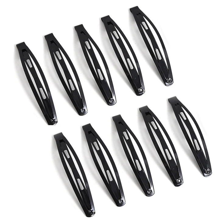 10 teile/los Schwarz Bobby Pins Wellenförmige Haarnadeln Mode Haar Clips Metall Barrettes Welle Grips Mode Haar Clips für Mädchen Frauen – Detail 6