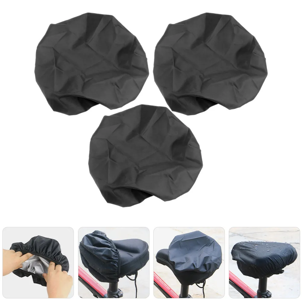 

2Pcs Premium Waterproof Bike Seat Cover Rainproof Saddle Cover Uv Resistant Wind Snow Ice Hail Protection for All Bicycle Types
