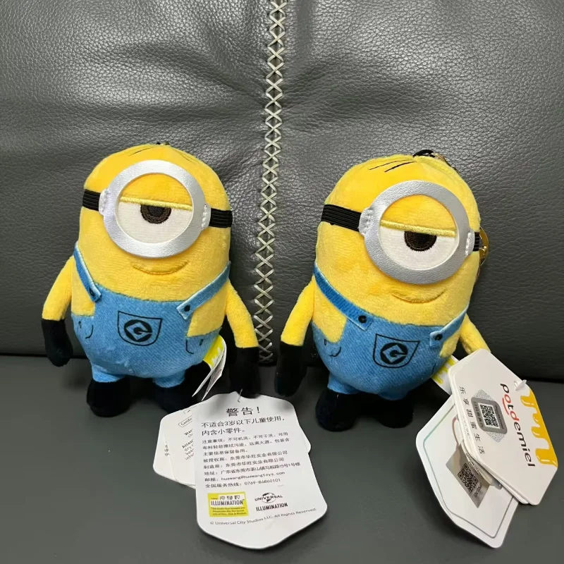 Potdemiel Echte Minion Tim Bear Pluche Pop Hanger Sleutelhanger Pop Dames Tas Hanger Kinder Verjaardagscadeau Kerstcadeau ﻿