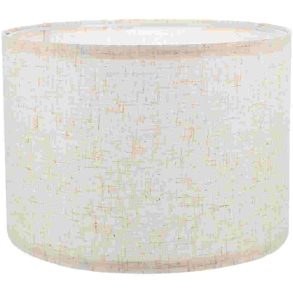 Fabric Lampshade for Bedroom Desk Linen Ceiling Table Replacement Simple Chandelier