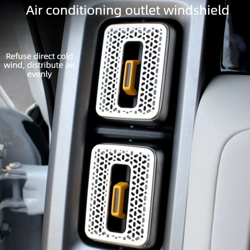 Air Conditioner Out of The Trend Windshield Dust Protection Cover Wind Guide Plate Modification Accessories For Chery ICAUR V23
