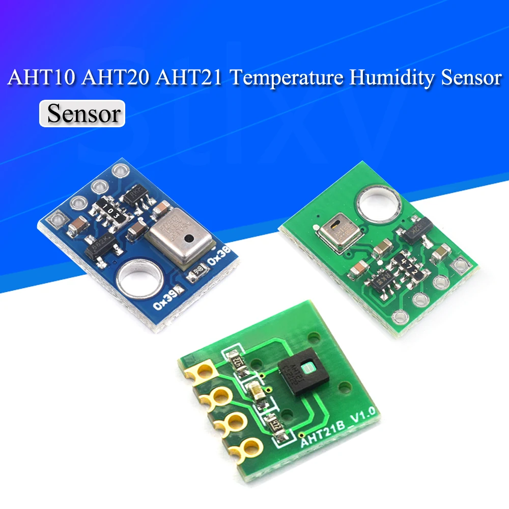 AHT10 AHT20 AHT21 High Precision Digital Temperature Humidity Sensor Measurement Module I2C Communication Replace DHT11 SHT20