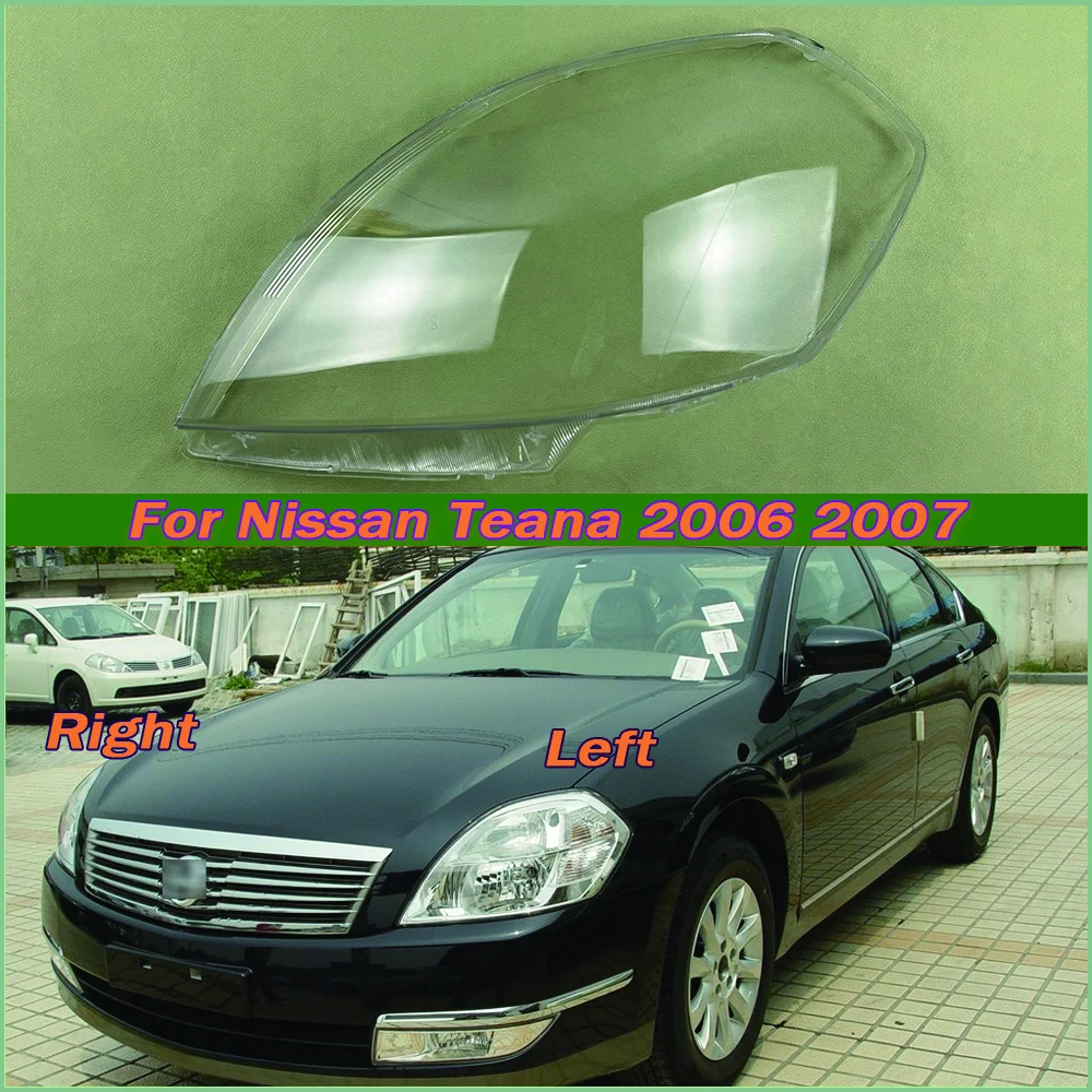 

For Nissan Teana 2006 2007 Front Headlamp Lamp Cover Transparent Headlight Shell Lens Plexiglass Replace The Original Lampshade