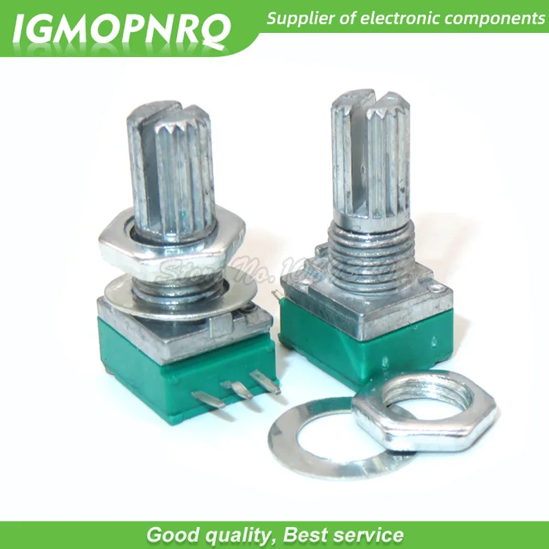 5pcs RK097N 5K 10K 20K 50K 100K 500K B5K with a switch audio 3pin shaft 15mm amplifier sealing potentiometer IGMOPNRQ