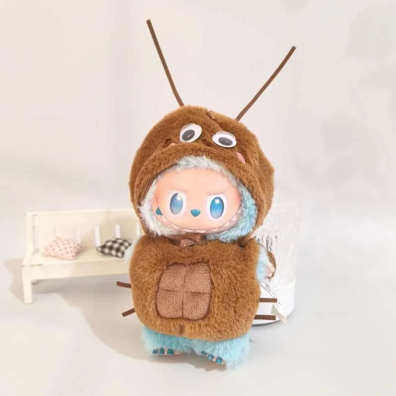 For Labubu 3.0 V1/V2/V3 doll Cute mini cockroach clothes Outfit for Ropa Labubu clothes Accessories