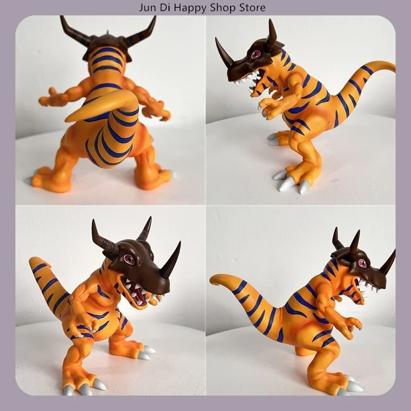 

12cm Digimon Greymon Anime Figure Model Statue Collection Desktop Decoration Ornament Toy Gift for Fans
