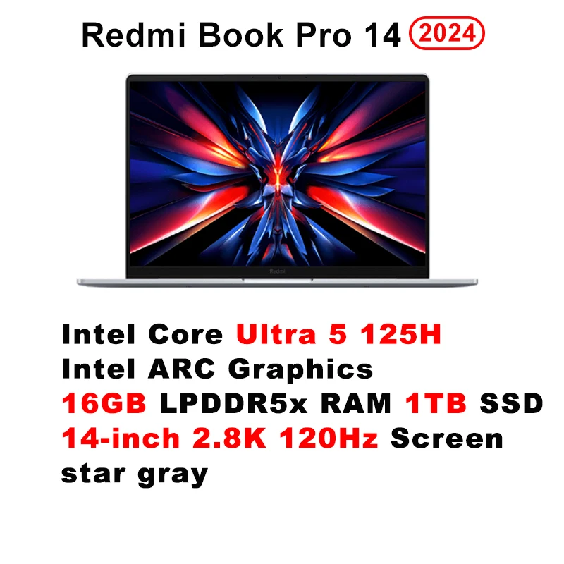 Xiaomi Laptop Redmi Book Pro 14 Intel ARC Graphics Ultra 5/Ultra 7