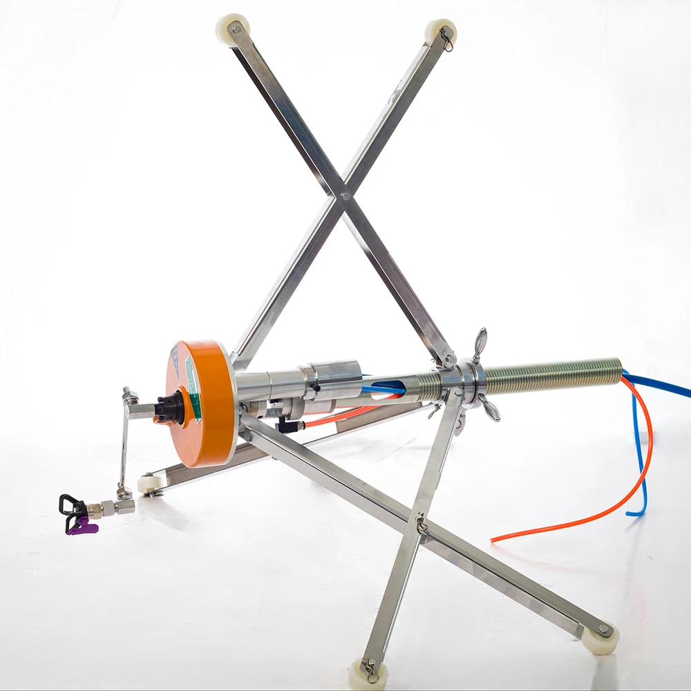

300-1800mm Airless Spray Putty Machine PT-3 Internal Pipe Coating Tools For Paint Sprayer Internal