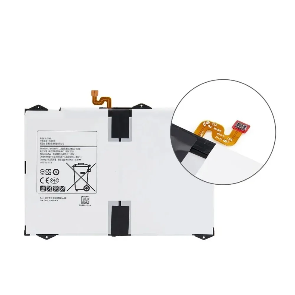 New EB-BT825ABE 6000mAh 3.8V Tablet Battery For Samsung Galaxy Tab S3 SM-T825C T820 T825 9.7 Inch 2017 Replacement Battery +tool