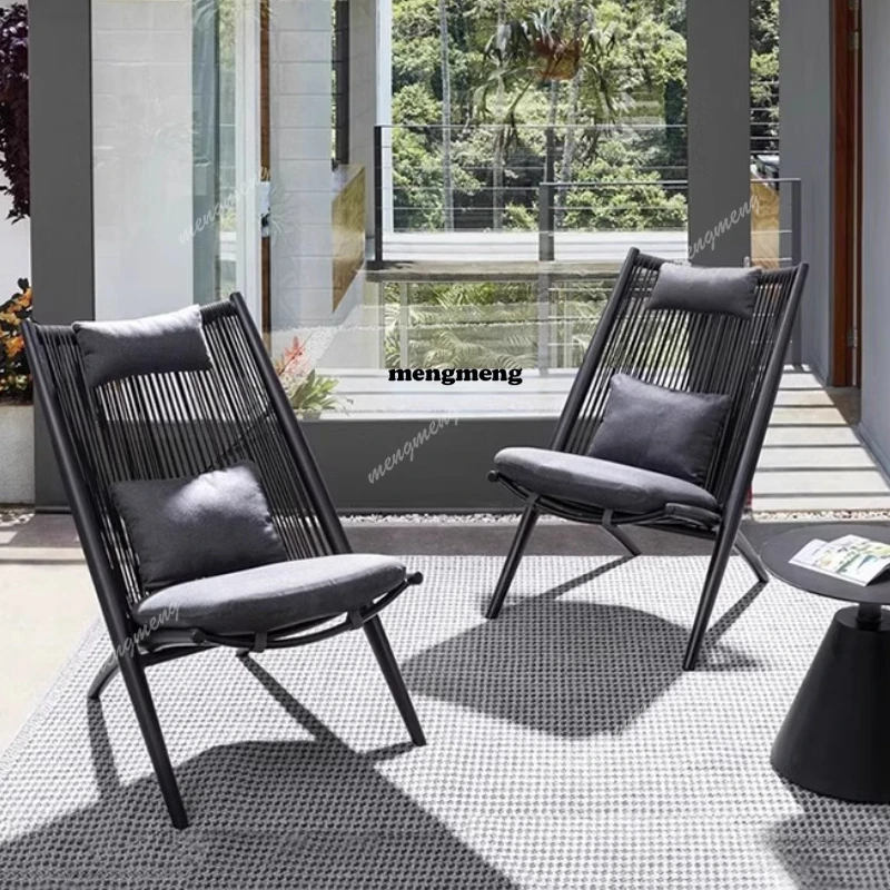 

X Summer Garden Outdoor Chair Playground Balcony Backyard Indoor Outdoor Chair Adult Nordic Style Sillas Minimalistas Furniture