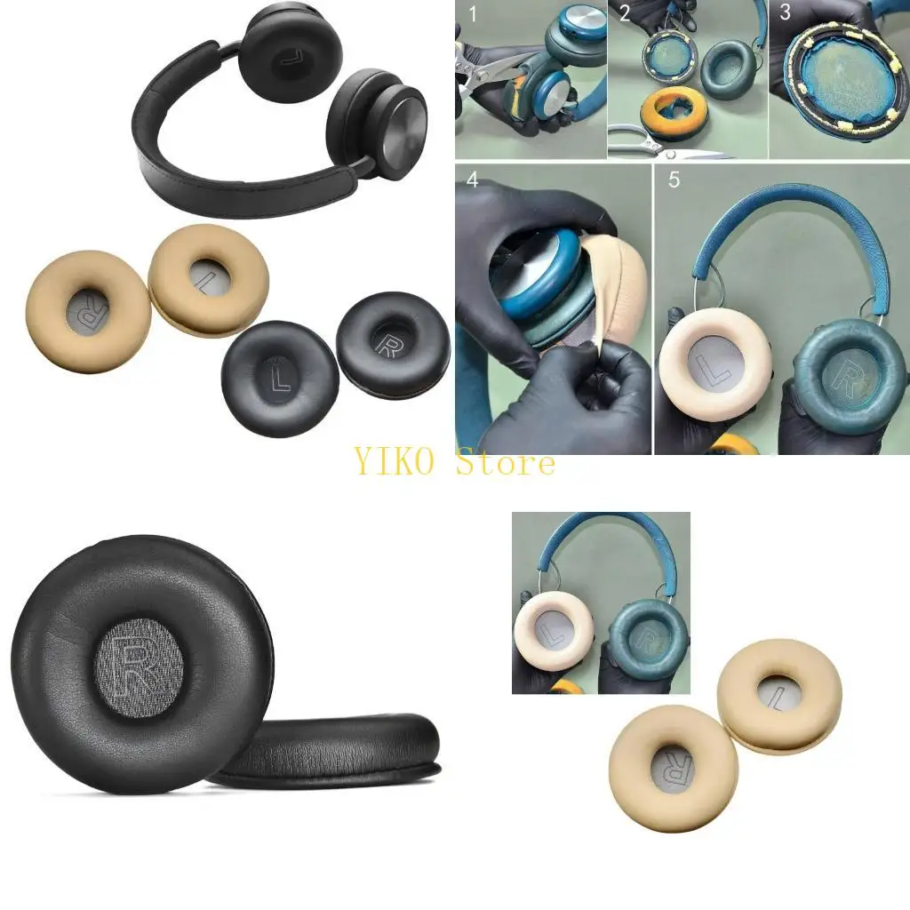 

K32C Extended Wear, Comfort Ear Pad Replacement for H8i H8 On Ear Headphones Cool Sensation Earpads Easy to Replace