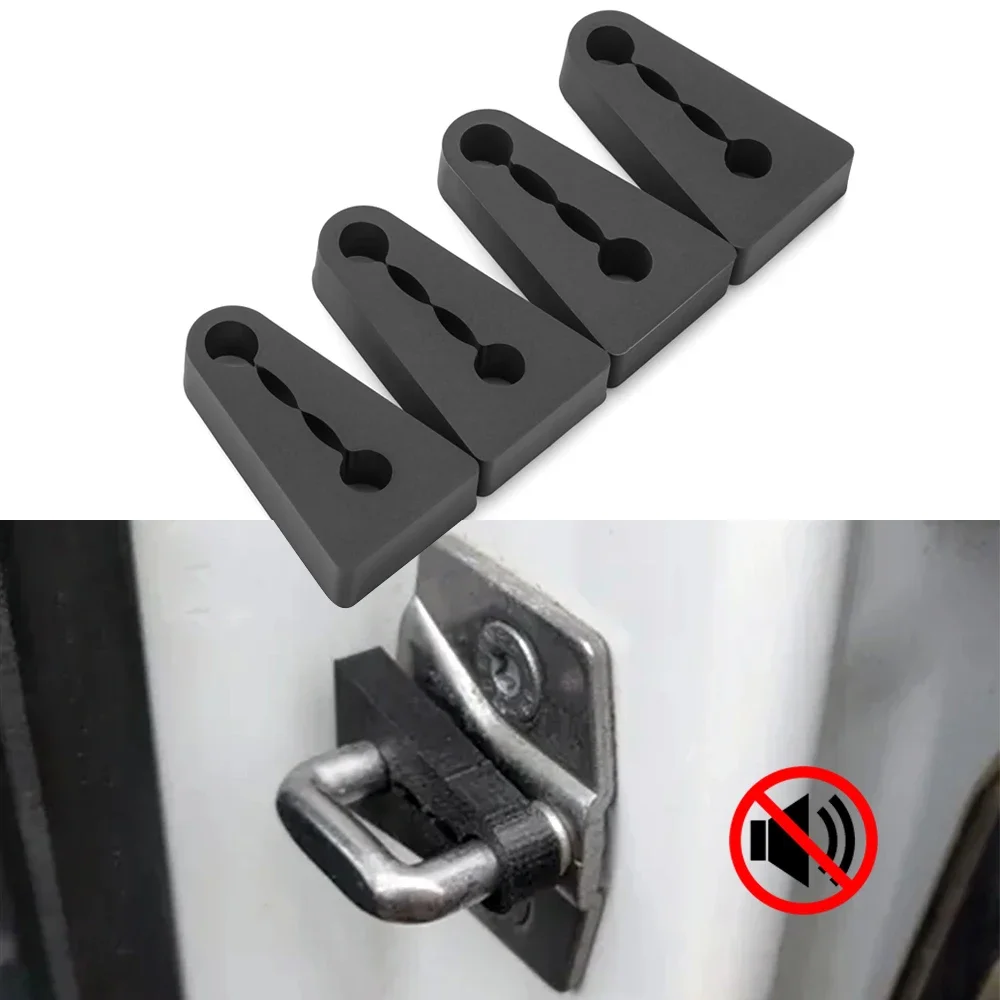 Car Sound Damper Door Lock Buffer For BMW 5 Series E60 E61 F10 F11 F07 Soundproof Screaks Deaf Seal Deadener Deadening