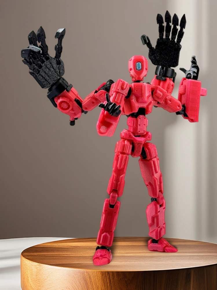 Ensemble de figurines d'action T13 de 8 pouces, Robot Shapeshift mobile imprimé en 3D, peint à la main, décoration de bureau pour les amateurs de jeux