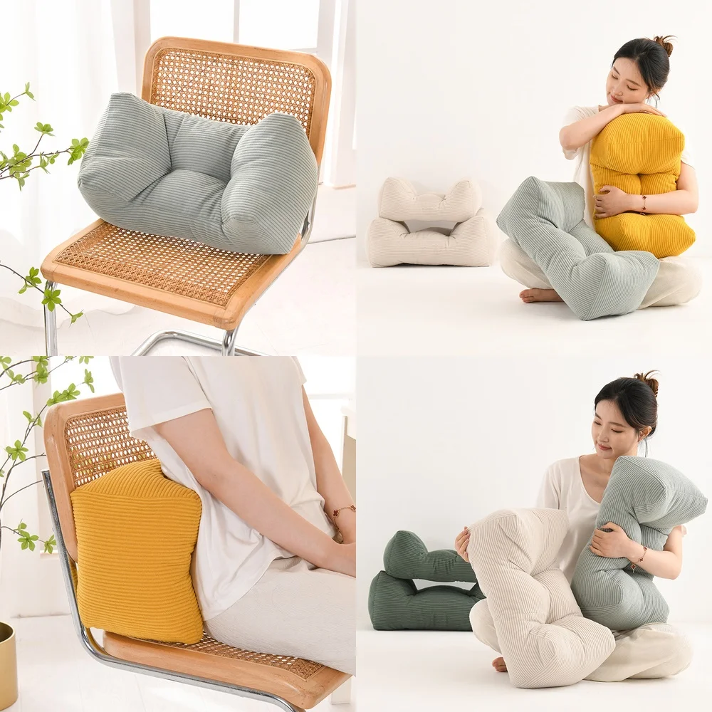 Lumbar Support Cushion for Office Chair and Desk Work for Pets Dogs Cats Comfortable Memory Foam Backrest Pad