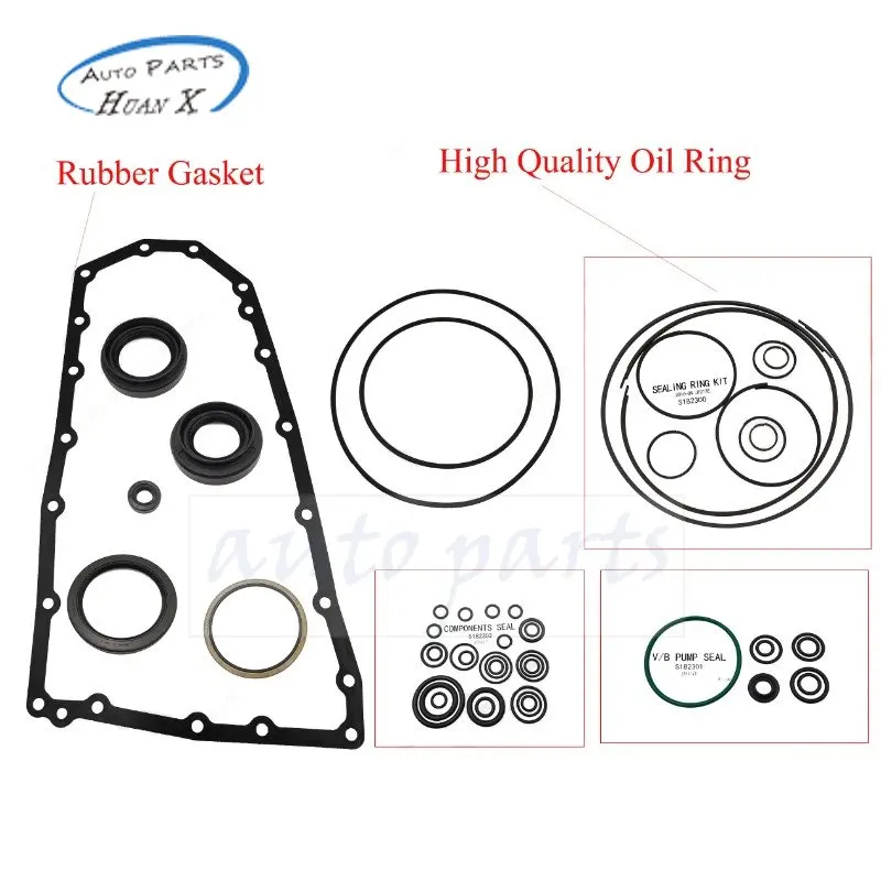 

JF017E CVT Automatic transmission Overhaul Kit Gearbox Repair Kit Gasket Seal Rings for NISSAN RE0F10E Auto Parts K182900A