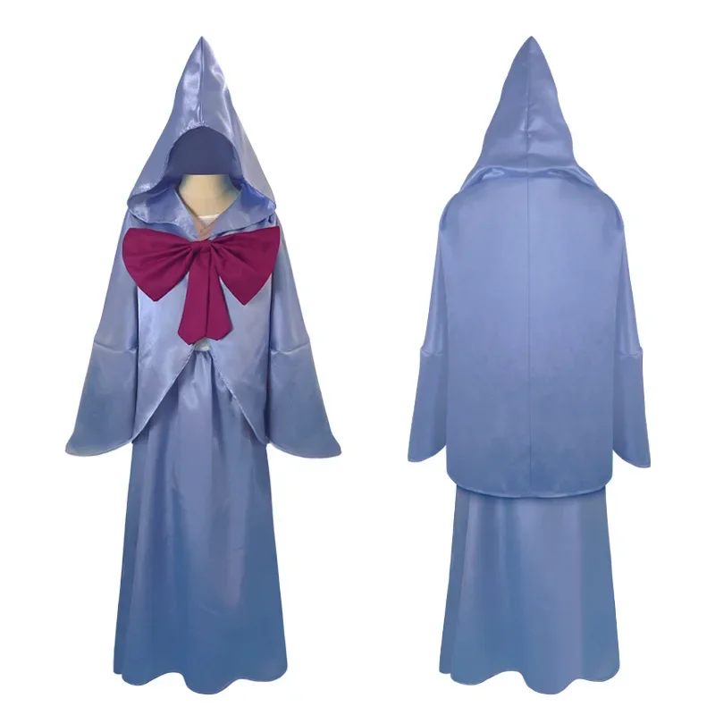 Déguisement de Marraine de Cendrillon à Capuche pour Femme, Costume de Scène de Luxe, Tenue d'Halloween