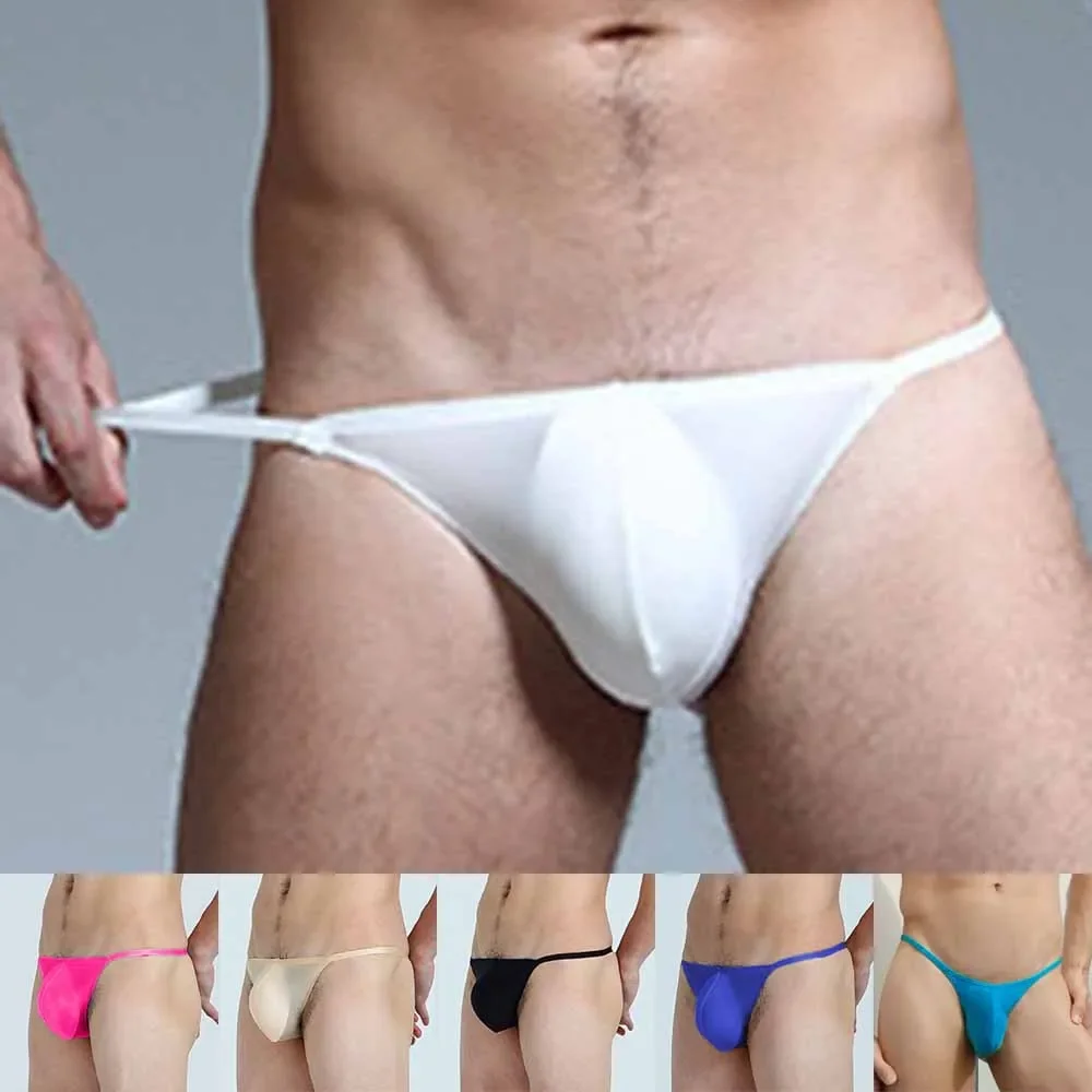 New Men's Sexy G-string Jockstrap Underwear Underpants Drawing Bikini String Thong Men's Briefs Sexy Slim Underwear Hot 2021 - Image 5
