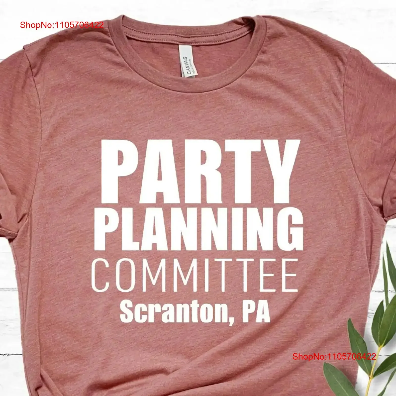 Office Party Planning Committee Scranton T Shirt For Fan Best Friend Funny Ideas Organizer vintage Washed Comfortable Casual