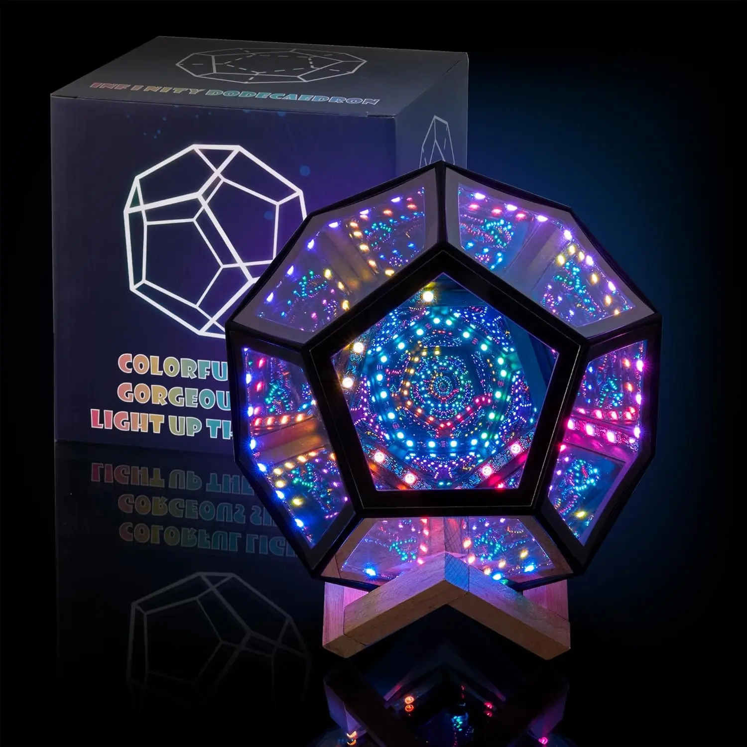 

Игровая настольная лампа RGBW LED, красочная подсветка для декора спальни, уникальный подарок на день рождения для мужчин