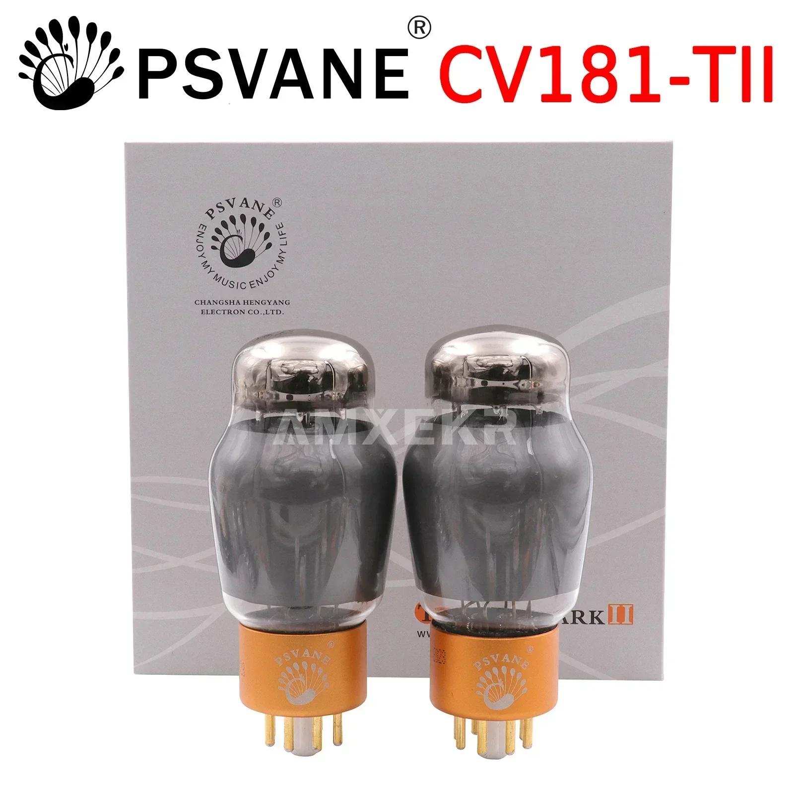 PSVANE Tube CV181-TII Classic Edition Replace 6N8P 6SN7GT Factory Matching Pair for Vacuum Tube Amplifier HIFI Amplifier Audio