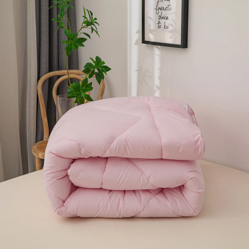 Hoge Kwaliteit Hotel Huishoudelijke Polyester Baby Huid Vriendelijke Warmte Winter 100% Wol Quilt