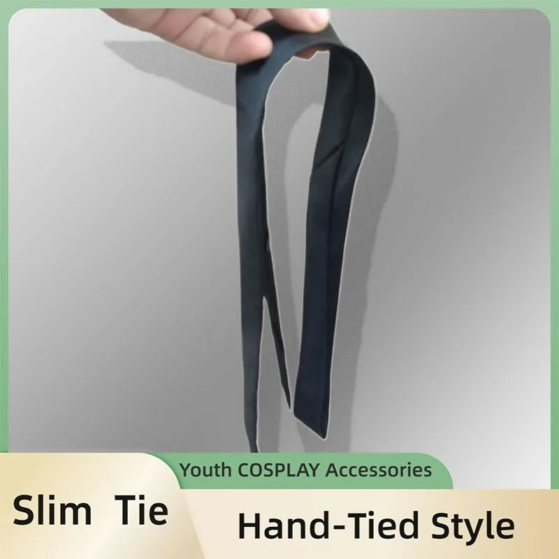 ربطة عنق سوداء ضيقة - بوليستر 5 سم، مثالية لحفلات الزفاف والعمل