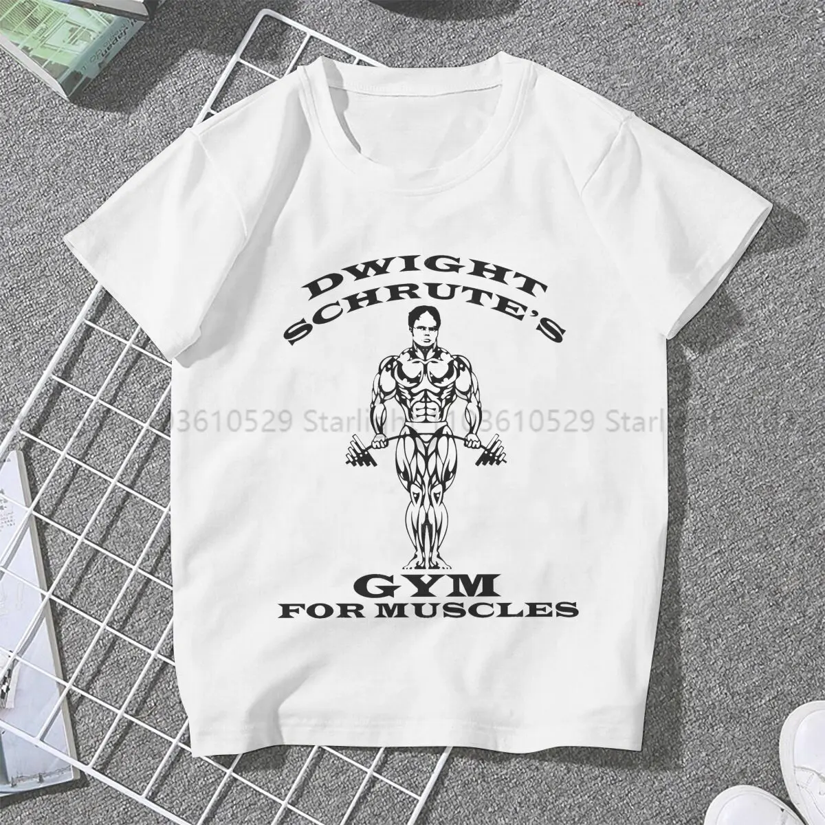 The Office Girls T Shirt Dwight Schrute's Gym For Muscles Female Tops Polyester Harajuku Kawaii Y2k Tees Ladies Tshirt