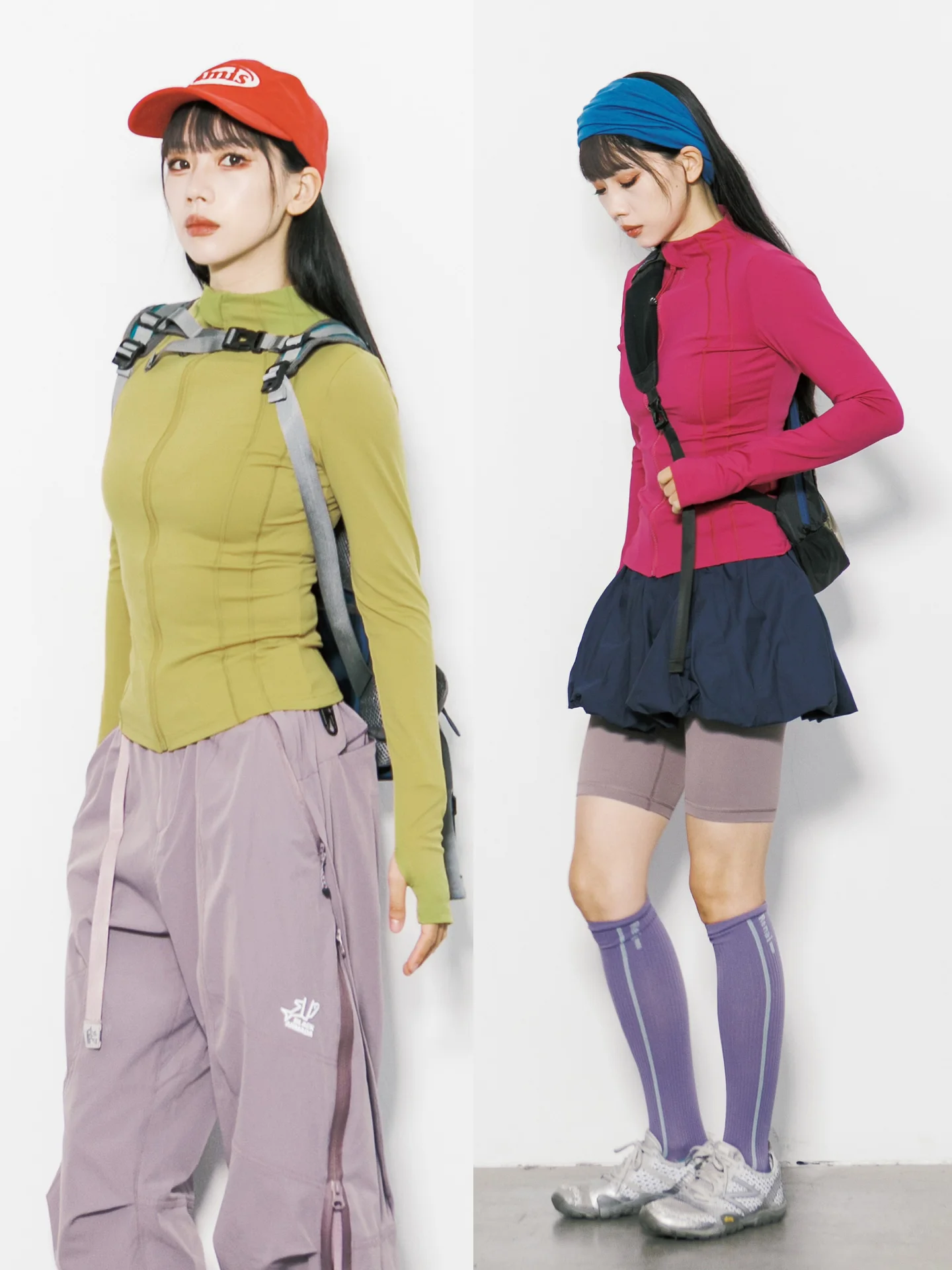 

Outdoor Women's Slim Fit Yoga Jaet Qui Dry Zipper Design Nylon Fabric Elastic Sports Top Coat Straight Cut Long Sve