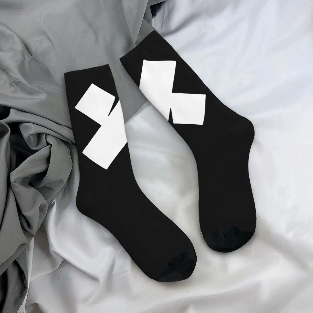 Calcetines Sam y Colby Harajuku Medias súper suaves Calcetines largos para todas las estaciones Accesorios para regalos de Navidad unisex
